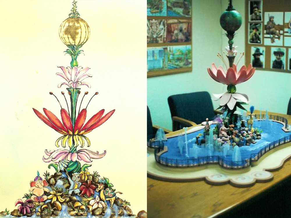 Everland Fountain Concept and Model